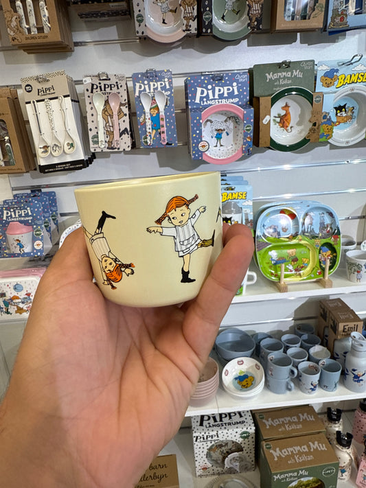 Pippi Cirkus, Mugg med handtag, gul