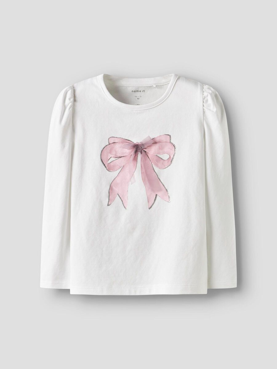 Name it Skaty långärmad topp – Rosett