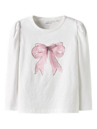 Name it Skaty långärmad topp – Rosett