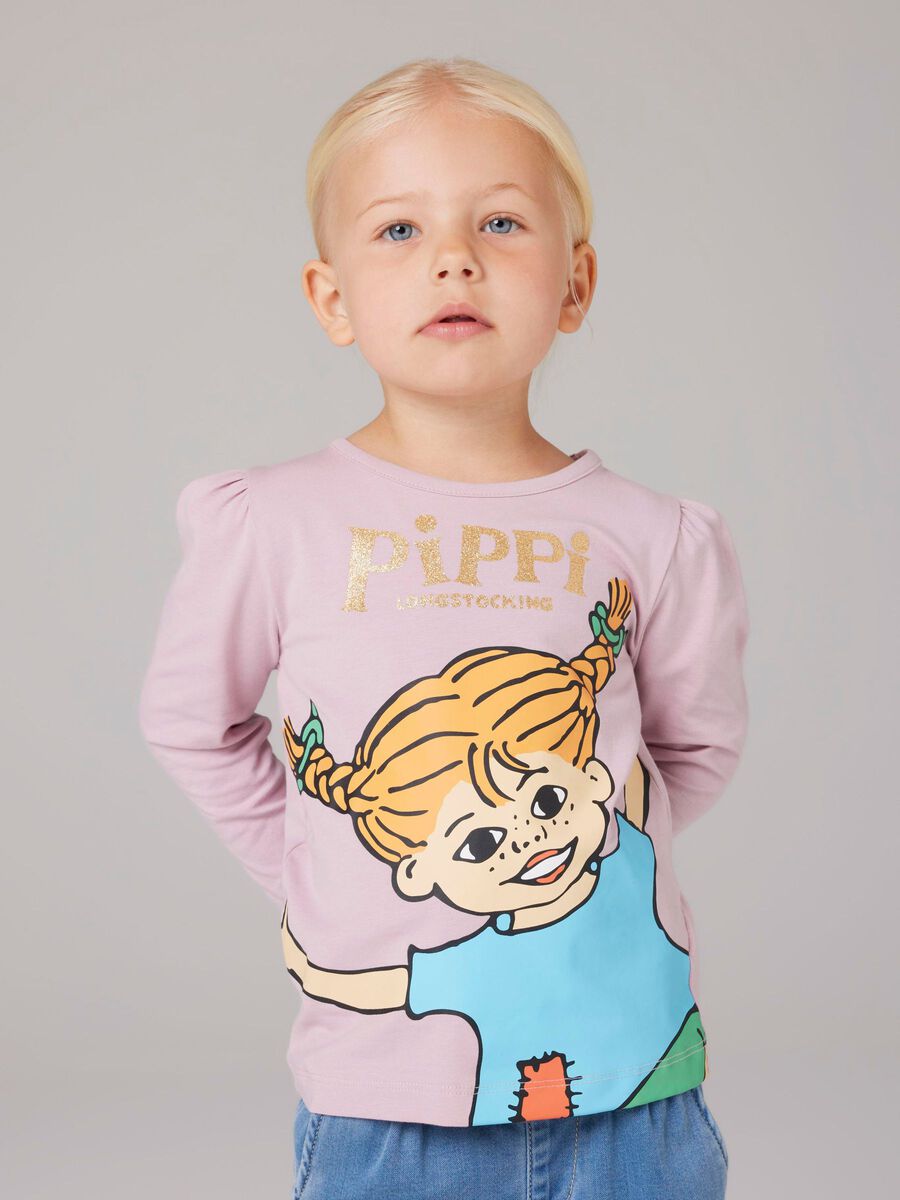 Name it Solma Pippi-tröja – Rosa