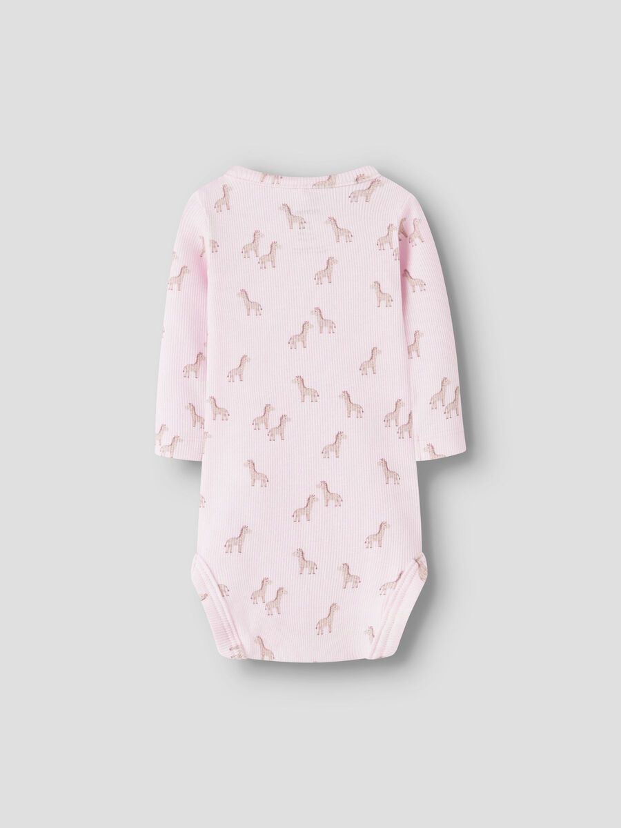 Name it Halena body – Giraff rosa