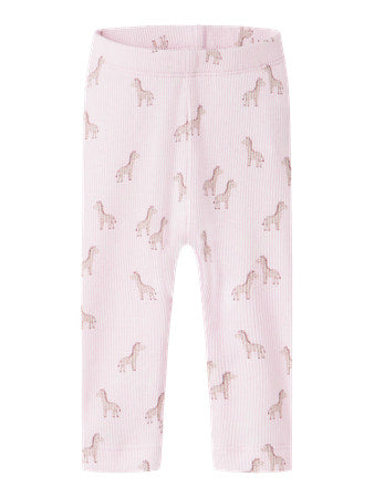 Name it Halena leggings – Giraff rosa