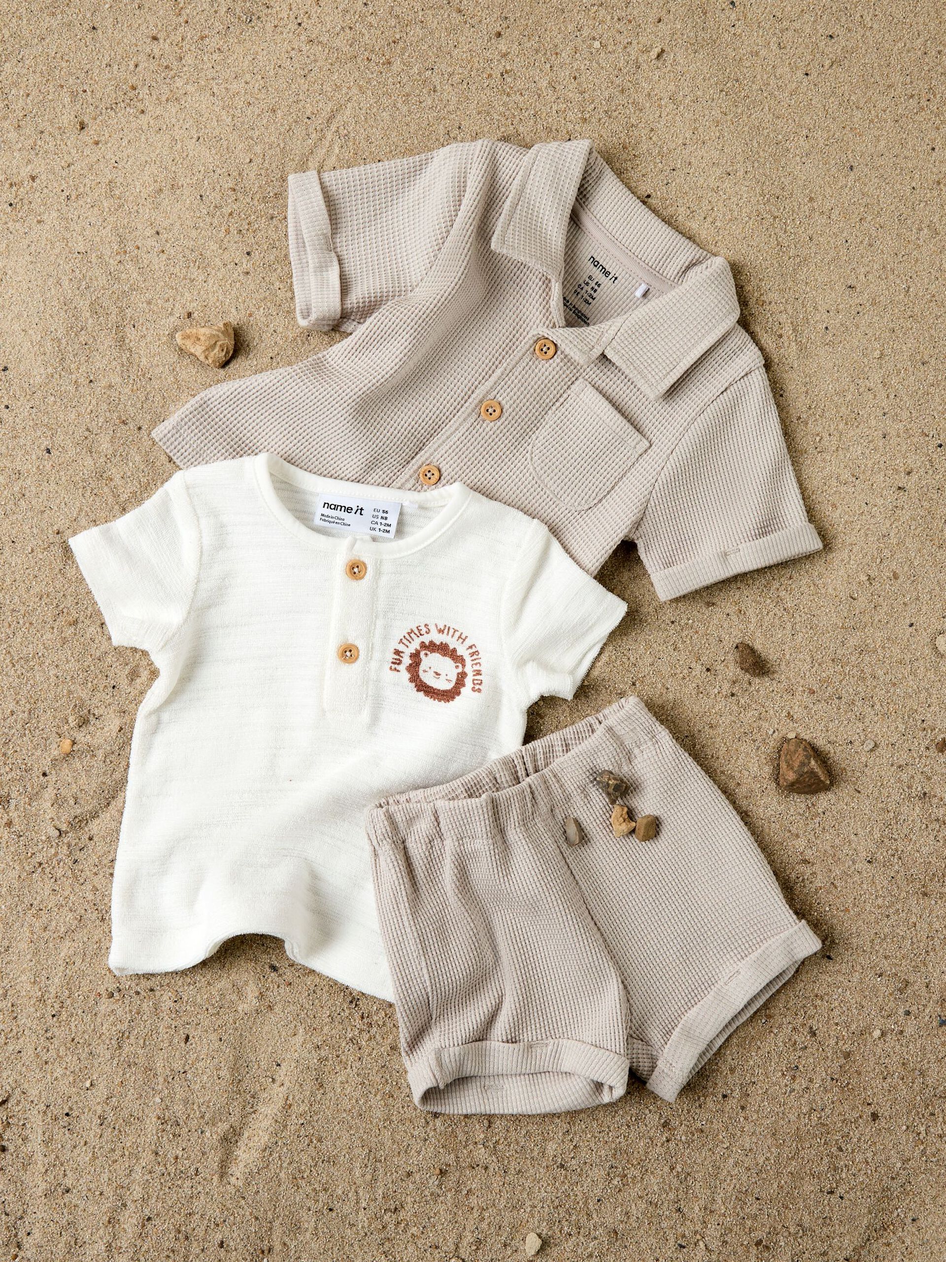 Name it Husk shorts – Grå