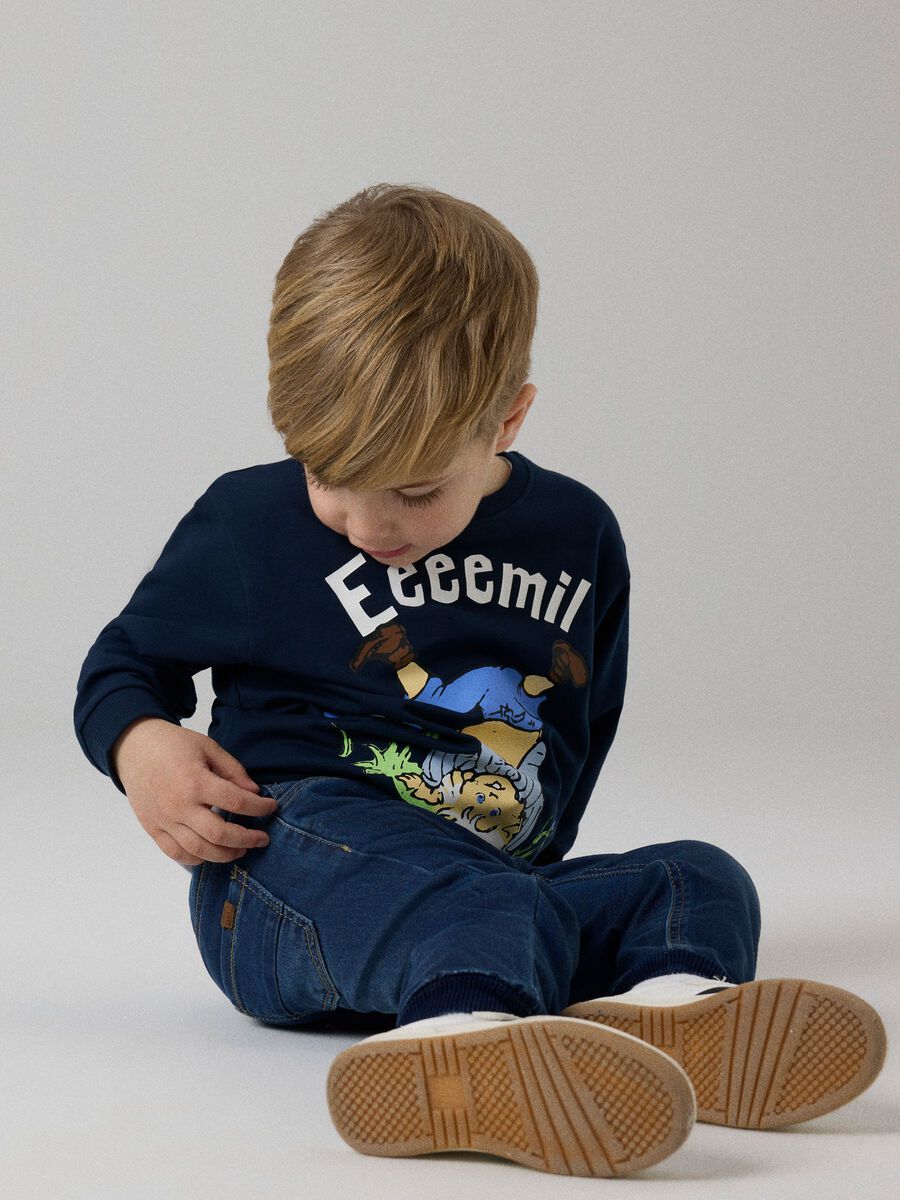 Name it Maska Emil sweatshirt – Mörkblå