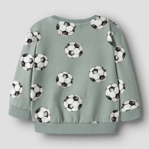 Name It Louie sweatshirt med fotbollsmönster