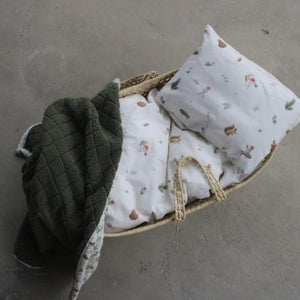 Beskow Tomtebobarnen, Påslakanset, vagn/vagga, beige