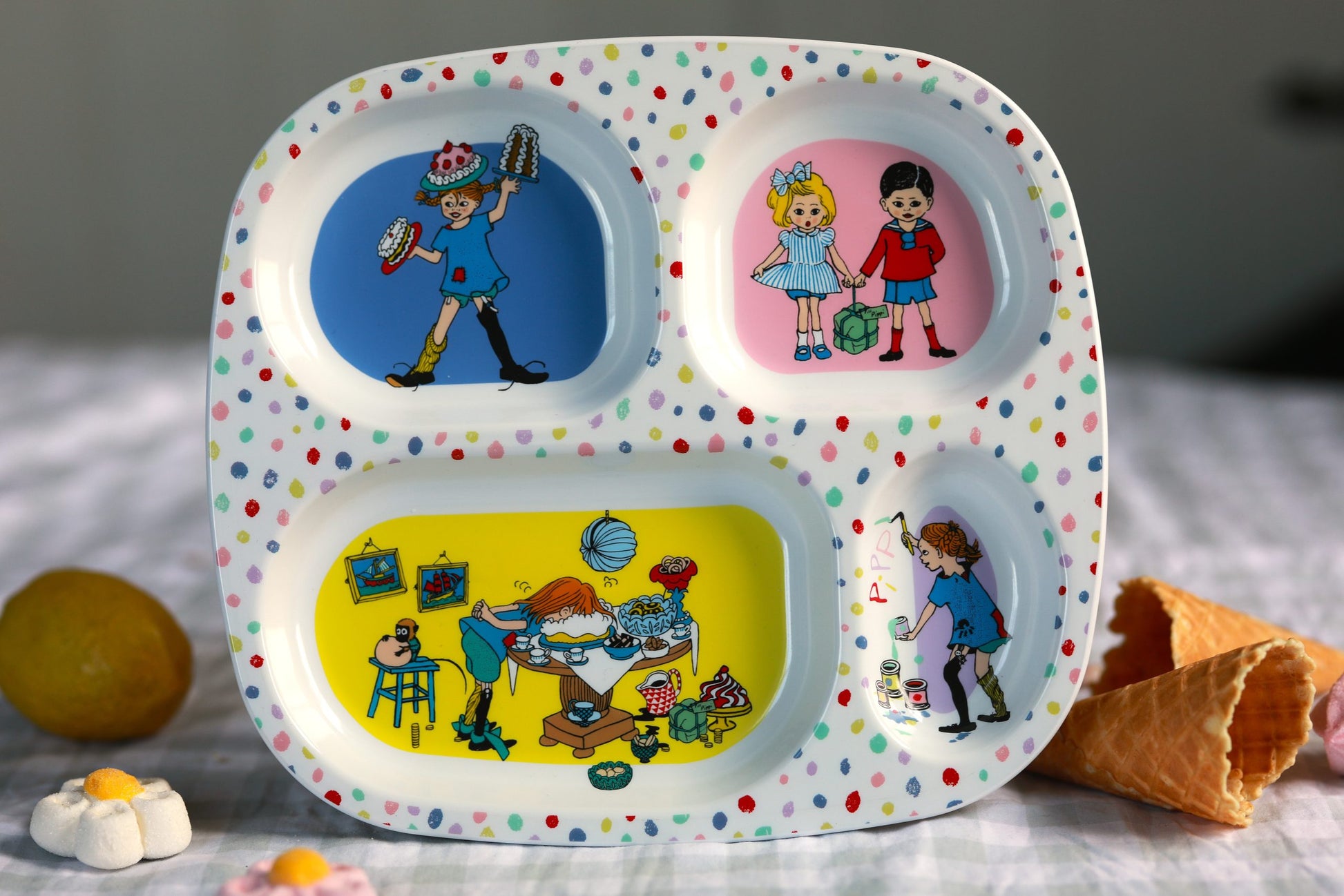 Pippi Födelsedag, Facktallrik