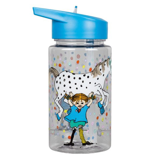 Pippi Födelsedag, Vattenflaska i plast, blå