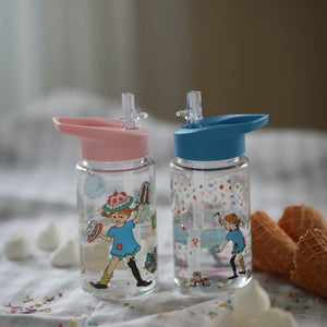 Pippi Födelsedag, Vattenflaska i plast, blå