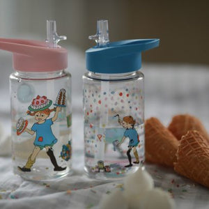 Pippi Födelsedag, Vattenflaska i plast, blå