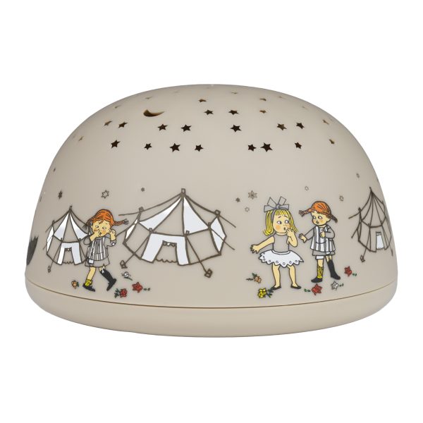 Pippi, Nattlampa med stjärnhimmel och musik