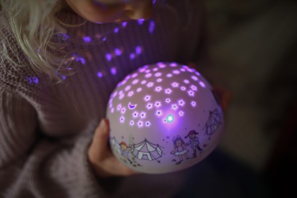 Pippi, Nattlampa med stjärnhimmel och musik