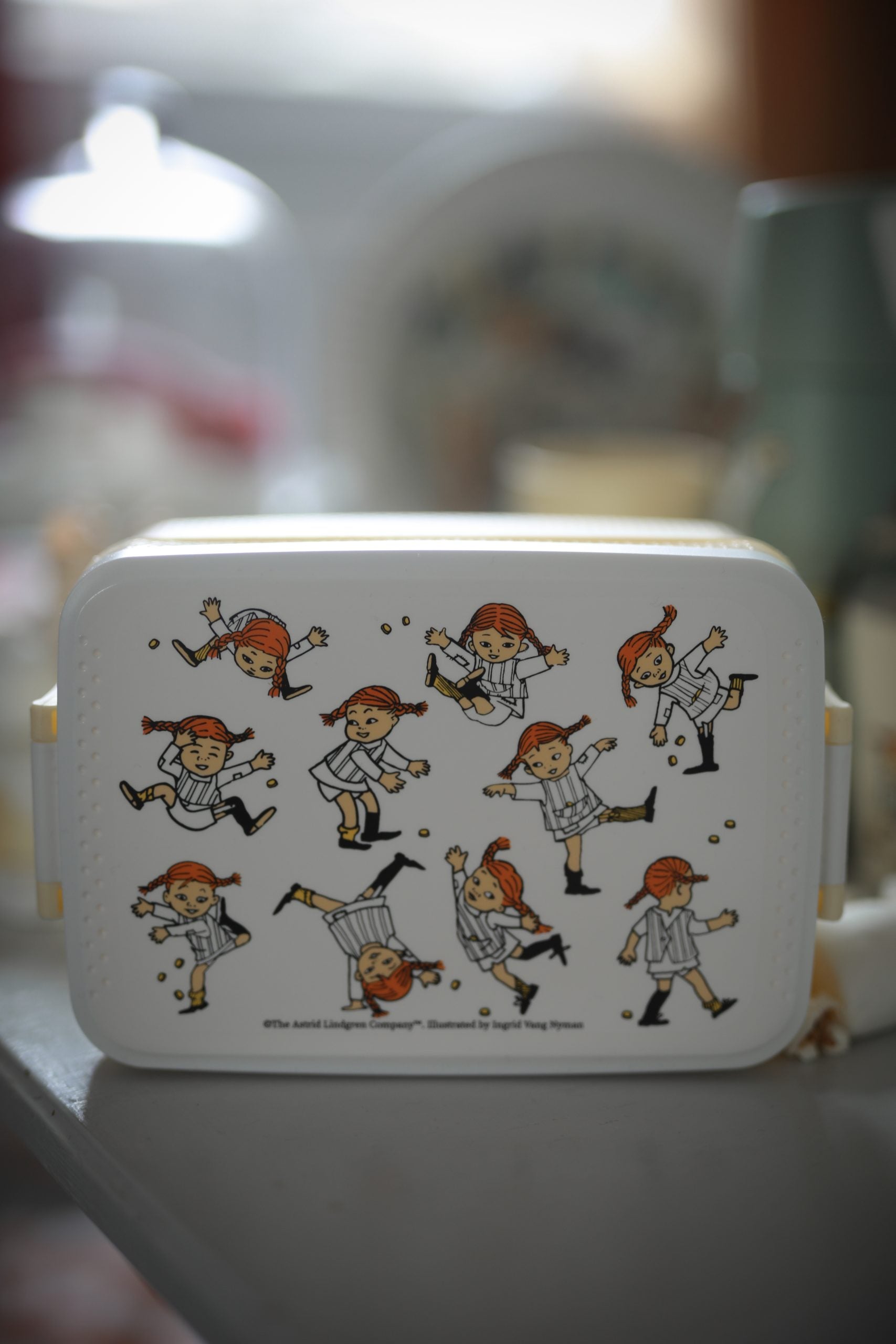Pippi Cirkus, Lunchlåda, gul
