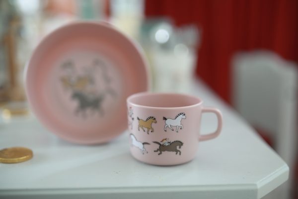 Pippi Cirkus, Mugg med handtag, rosa