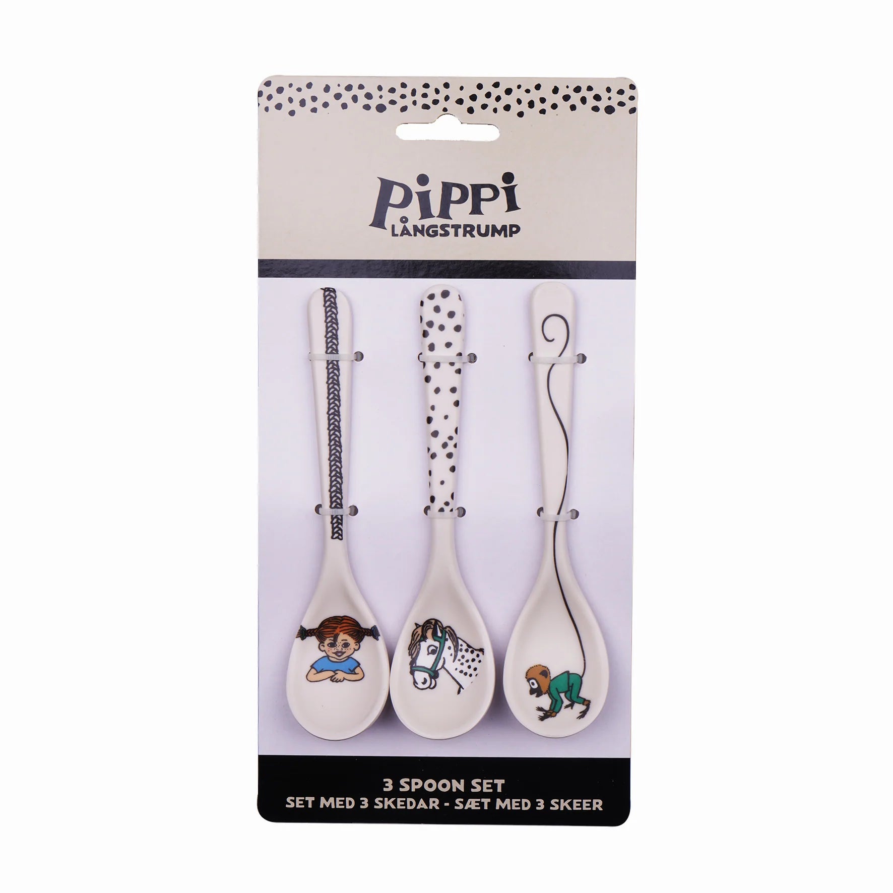 Pippi skedar 3 pack