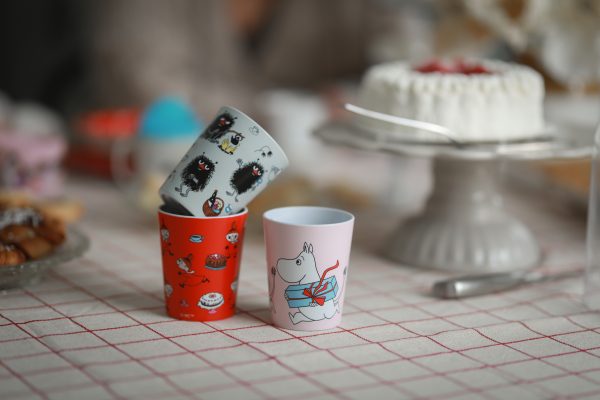 Mumin Picknick, Tumblermugg, rosa