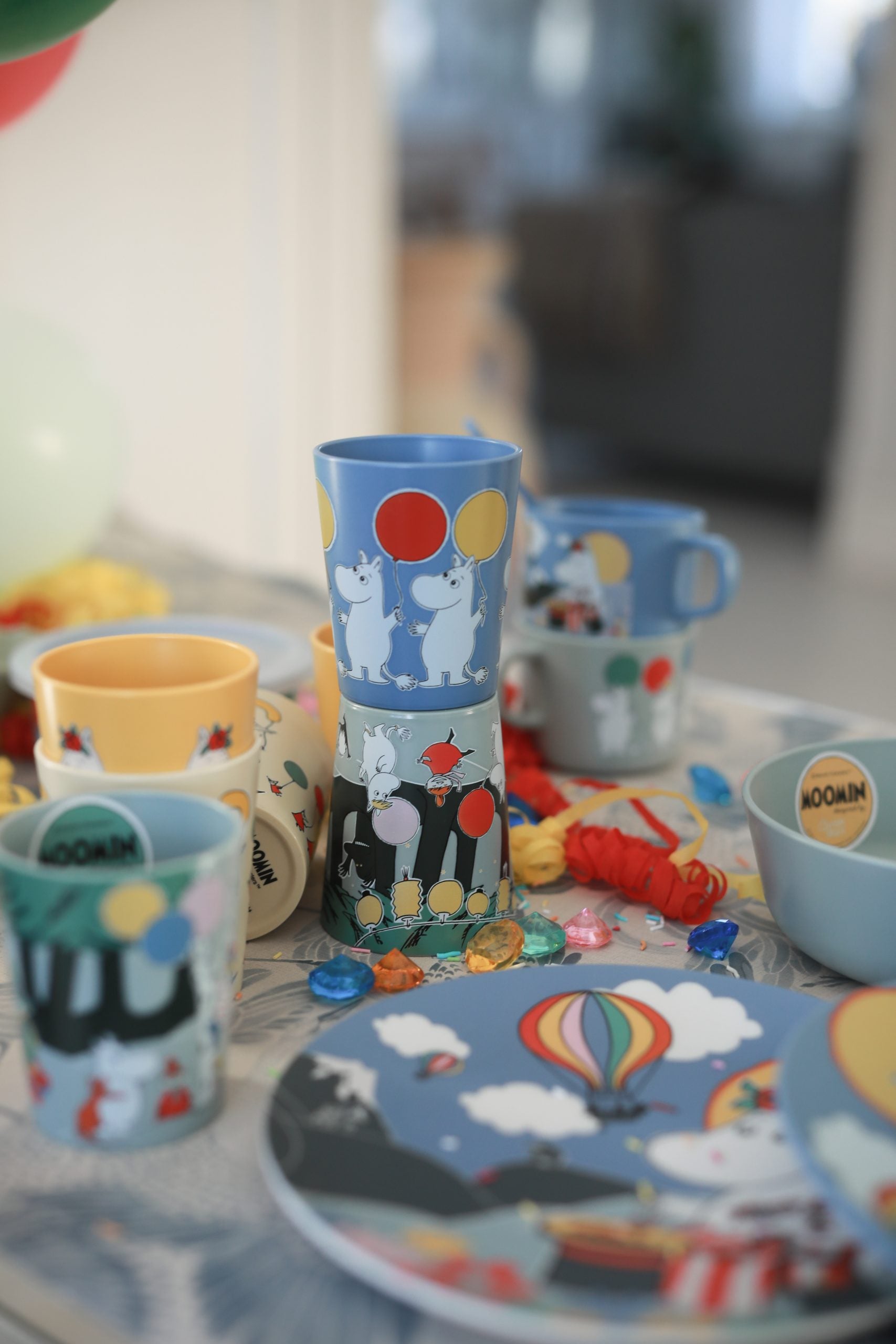 Mumin Festligheter, Flat tallrik