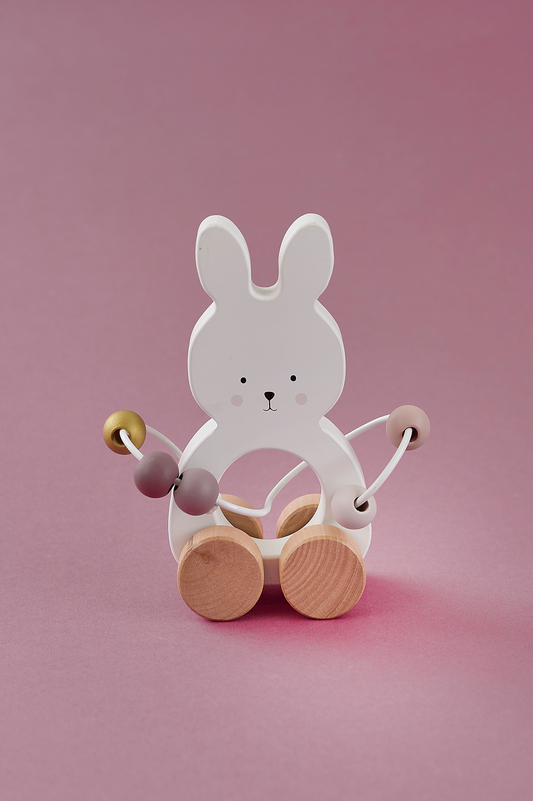 Rulldjur Bunny m kulram
