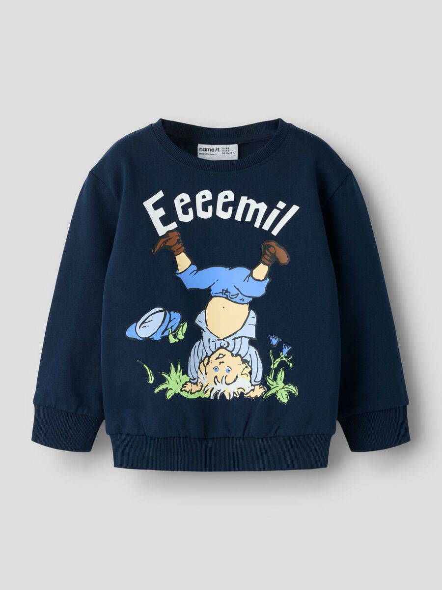 Name it Maska Emil sweatshirt – Mörkblå