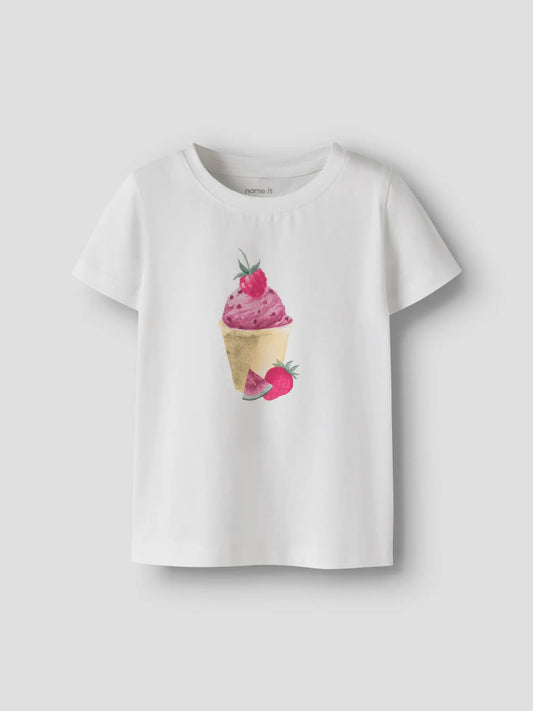 Name it Jovinas T-shirt – Glassprint rosa