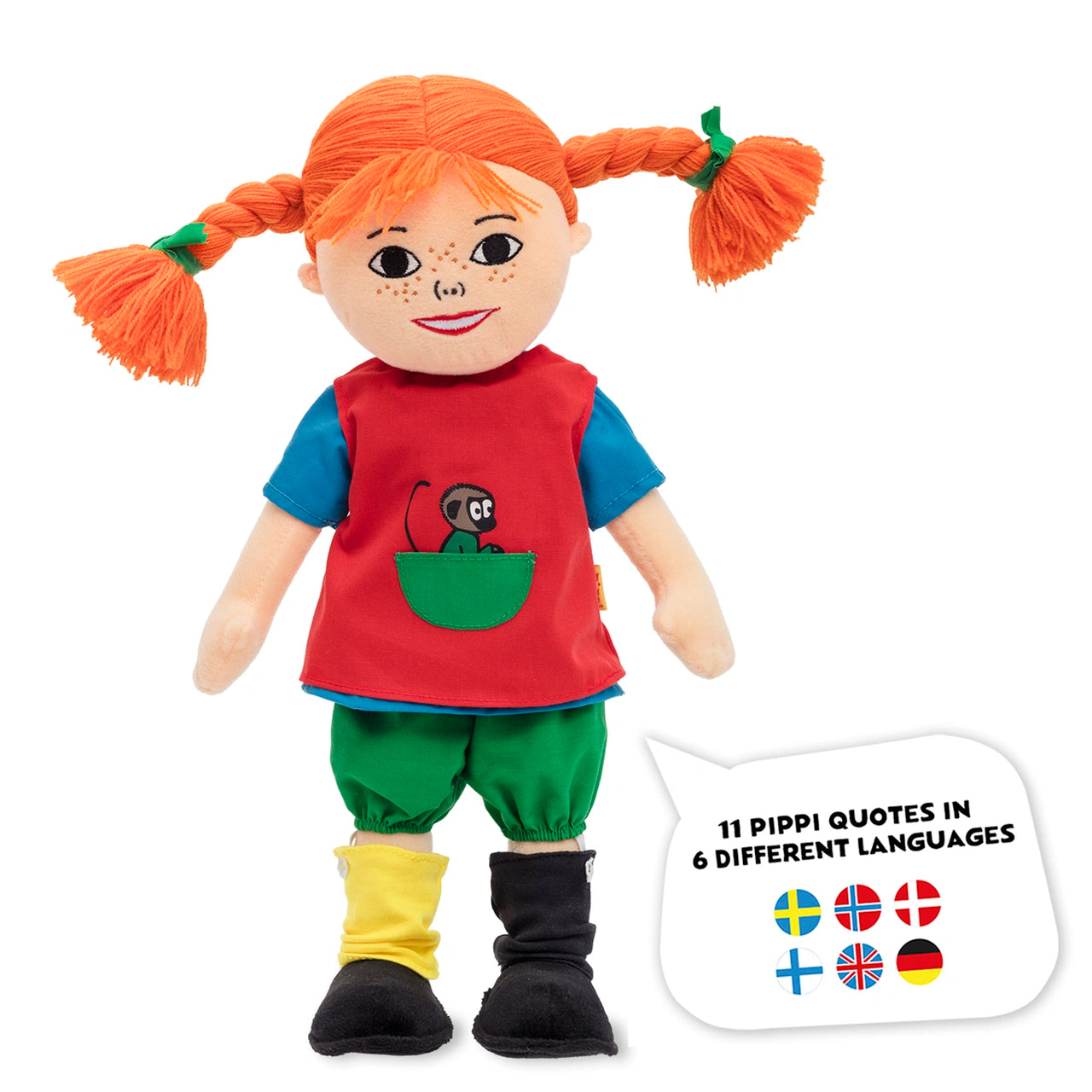 Micki - Pippi pratdocka 40 cm