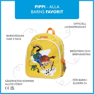 Micki - Pippi Långstrump Ryggsäck