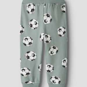 Name It Louie mjukisbyxor med fotbollsmönster