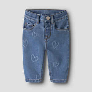 Name It Rose jeans med hjärtan